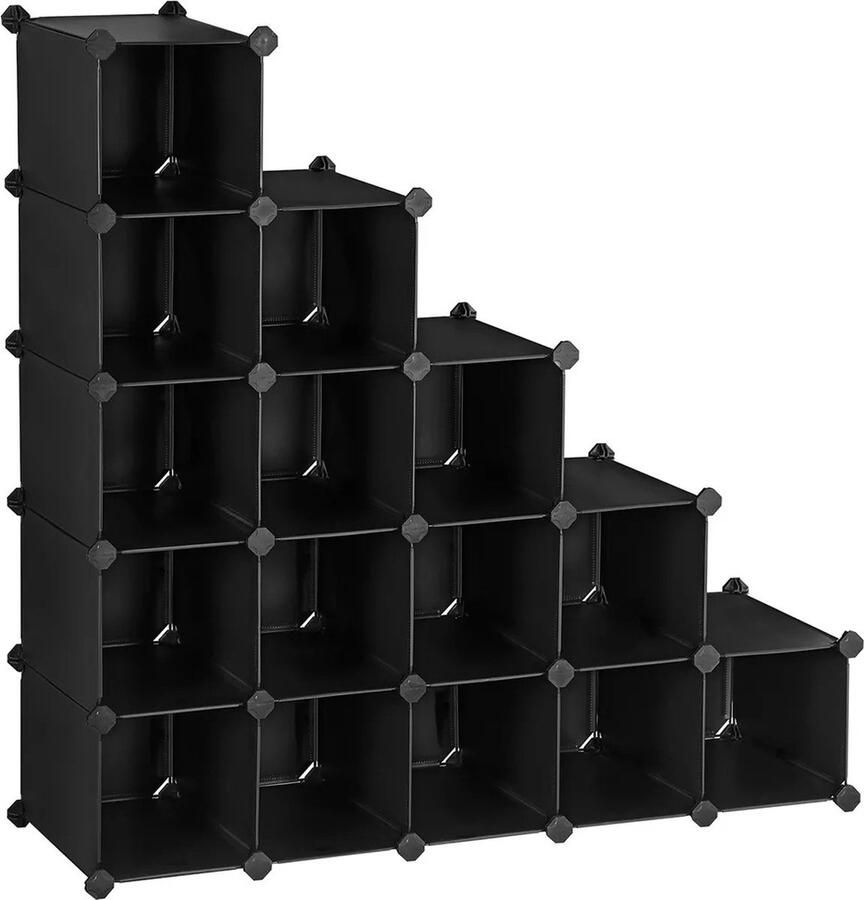 In And Outdoormatch Opbergkast Katelin Voor Kinderen en volwassenen Boekenplank Boekenkast Slaapkamer woonkamer 15 plaatsen