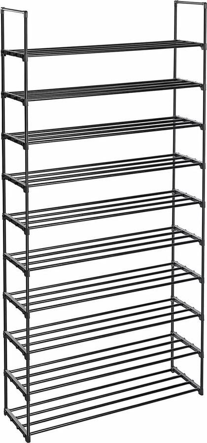 In And Outdoormatch Schoenenrek Talon Met 10 planken voor max. 50 paar schoenen Grijs