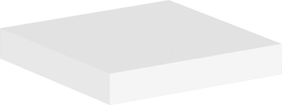 In And Outdoormatch Wandplank Aquille 36x23x23 cm Wit MDF