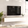 In And Outdoormatch TV Kast Lia TV Meubel TV meubel 180x31 5x29 5cm Houtkleurig en Wit Spaanplaat Sierkast - Thumbnail 2