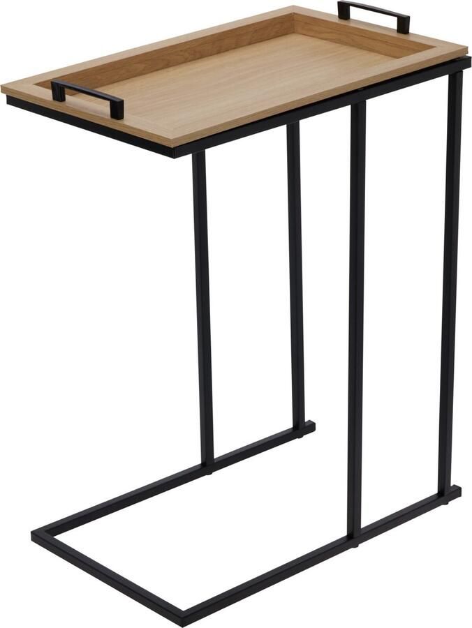 Relaxwonen Bijzettafel Industrieel Afneembaar dienblad Model Monique