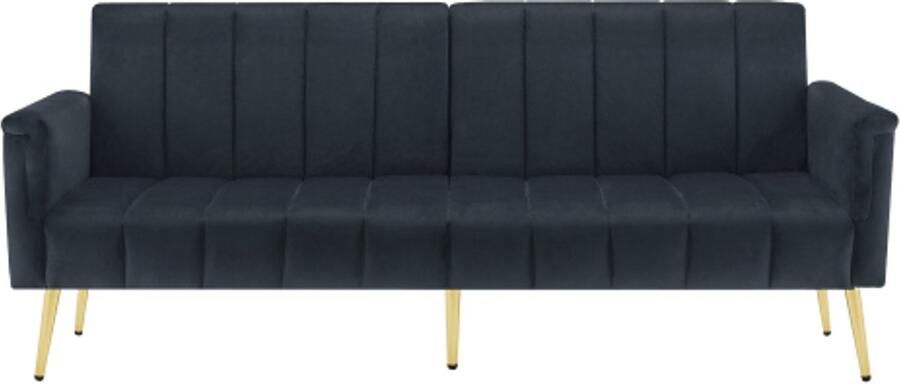 In& out door furniture Modern inklapbare slaapbank met ondersteunende voeten met slaaffunctie fluweelstof geschikt voor woonkamer slaapkamer thuisbioscoop gastenkamer