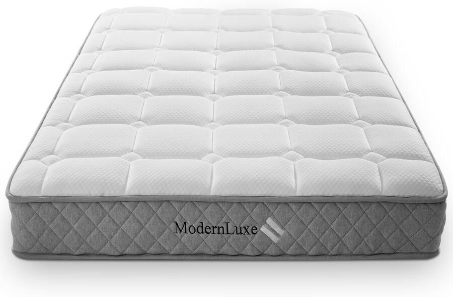 In& out door furniture Orthopedisch koudschuim matras 160x200 cm matras met 7-zones pocketveren kern stevigheidsgraad H3 (medium stevig) – OEKO-TEX gecertificeerd 20 cm hoogte 4 handgrepen + vacuüm verpakt