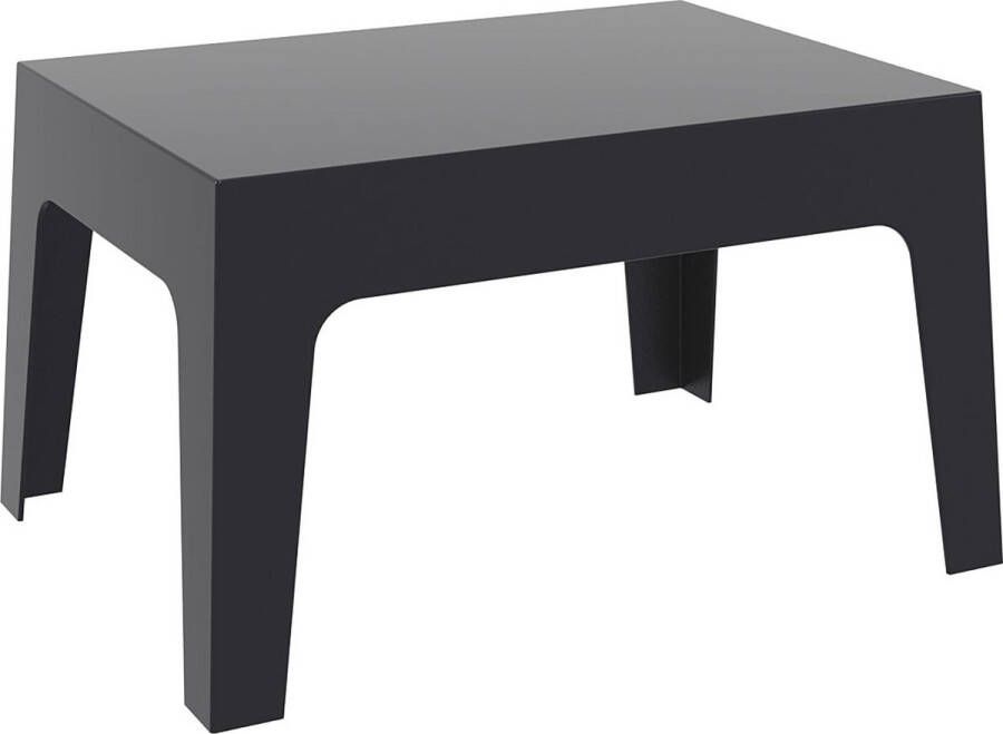 Unbranded Bijzettafel Box Tadeo Classic Laptoptafel Ontbijt Bed Rond Zwart