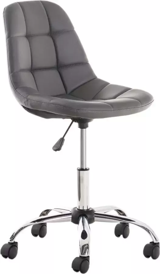 Inandoutdoormatch Bureaustoel Derdi Designer Wit Voor volwassenen Op wielen Kunstleer Ergonomische bureaustoel In hoogte verstelbaar moederdag cadeautje