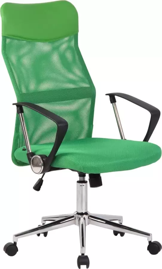 Unbranded Bureaustoel Gloria Groen stof Ergonomisch in hoogte verstelbaar modern design 51x51x118cm