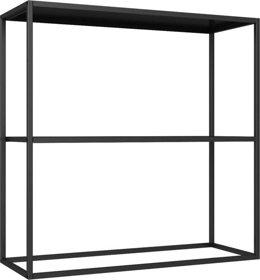 Inandoutdoormatch Console Tafel Pien Bijzettafel 80x79.5x26 cm Wit Staal Modern Design - Foto 2