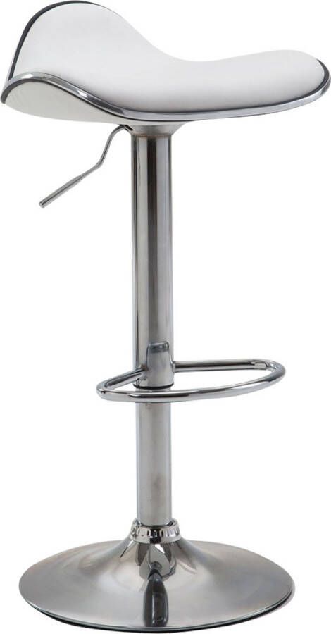 Unbranded Designer Barstoel Set van 1 Ergonomisch Barkruk keuken of kantine Zonder rugleuning Wit 60-80cm