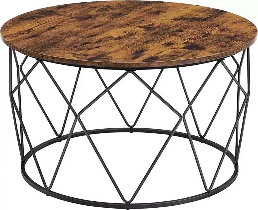 Unbranded Salontafel Buni Rond Salontafel Woonkamer Bijzettafel 80x45cm