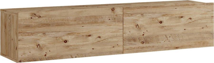 Inandoutdoormatch TV Kast Eleonora TV Meubel TV meubel 140x31 5x29 5cm Houtkleurig Spaanplaat Sierkast - Foto 2