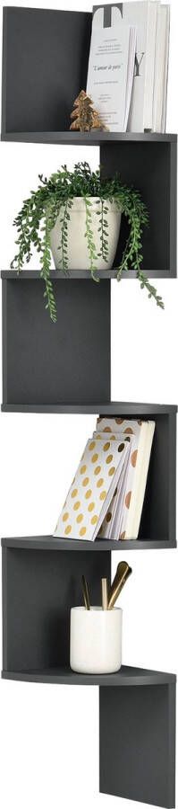 Unbranded Wandplank Rearden Planken Grijs MDF Modern Design Retro Stijl - Foto 1