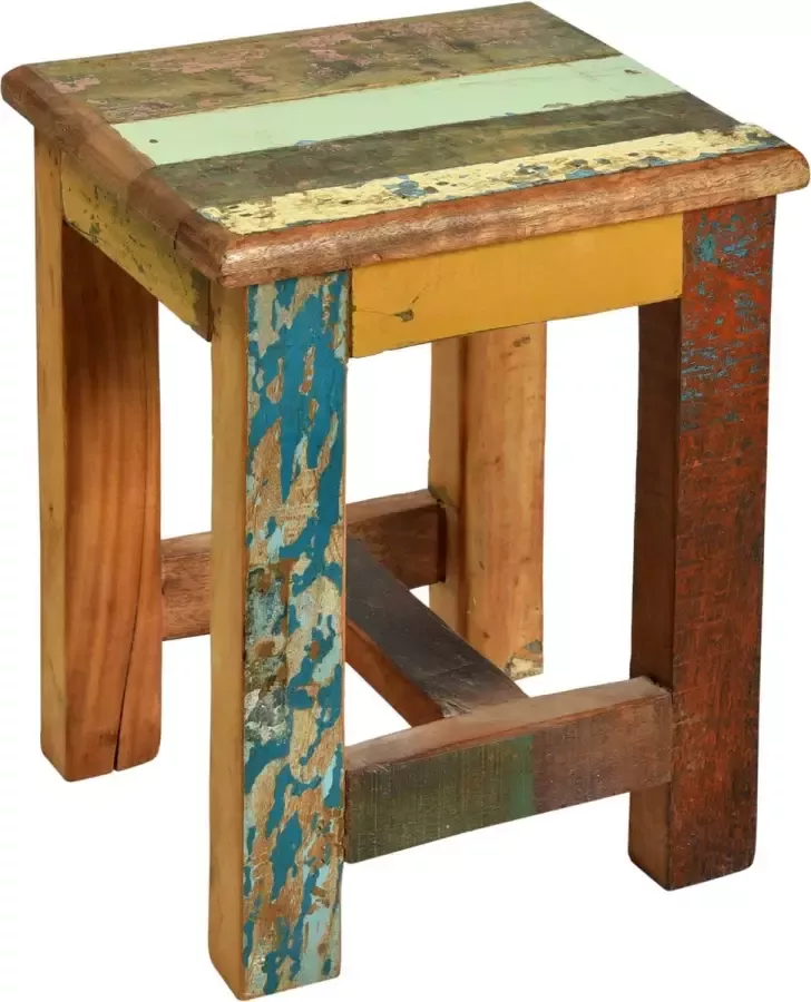 Indistrieel Fairtrade Kruk Scrapwood Sloophout