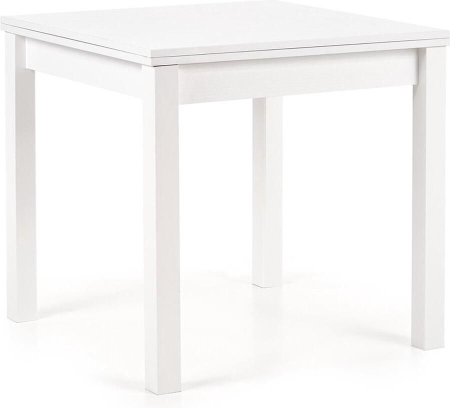 Industrial-Home Capian Uitschuifbare Eettafel Wit – Modern Design Verlengbaar – Ideaal voor Gezinnen en Feestjes – Stijlvolle & Praktische Eettafel – 130-210 cm