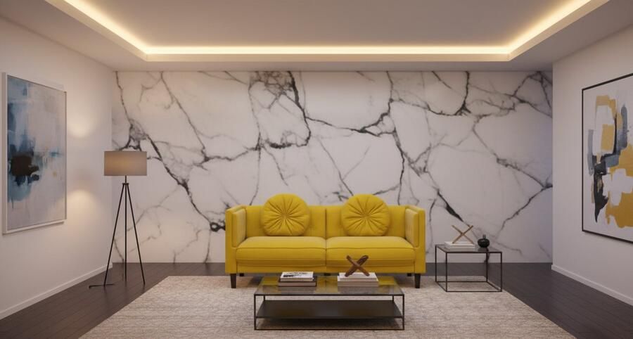 Industrialhome 2-zitsbank fluweel geel 145x78x80 cm – Luxe Moderne Velvet Loveseat met Kussens – Comfortabele Zitbank met Stevige Poten – Designbank voor Woonkamer of Slaapkamer