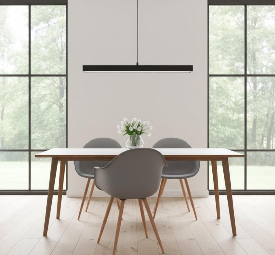 Industrialhome Design Eetkamerstoel Urban Comfort Grijs – Kunststof Kuip met Armleuning – Houten Look Poten – Industrieel & Modern – 58x54x85 cm – Indoor –