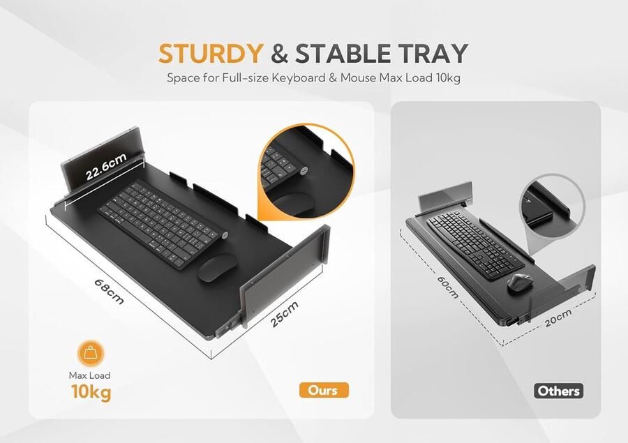 Industrialhome Elektrisch Zit-Sta Bureau Zwart 140x60 cm – In Hoogte Verstelbaar Bureau met Toetsenbordlade Geheugenfunctie Botsingsbescherming Kabelbeheer – Ergonomisch Computertafel Sta Bureau voor Thuis of Kantoor