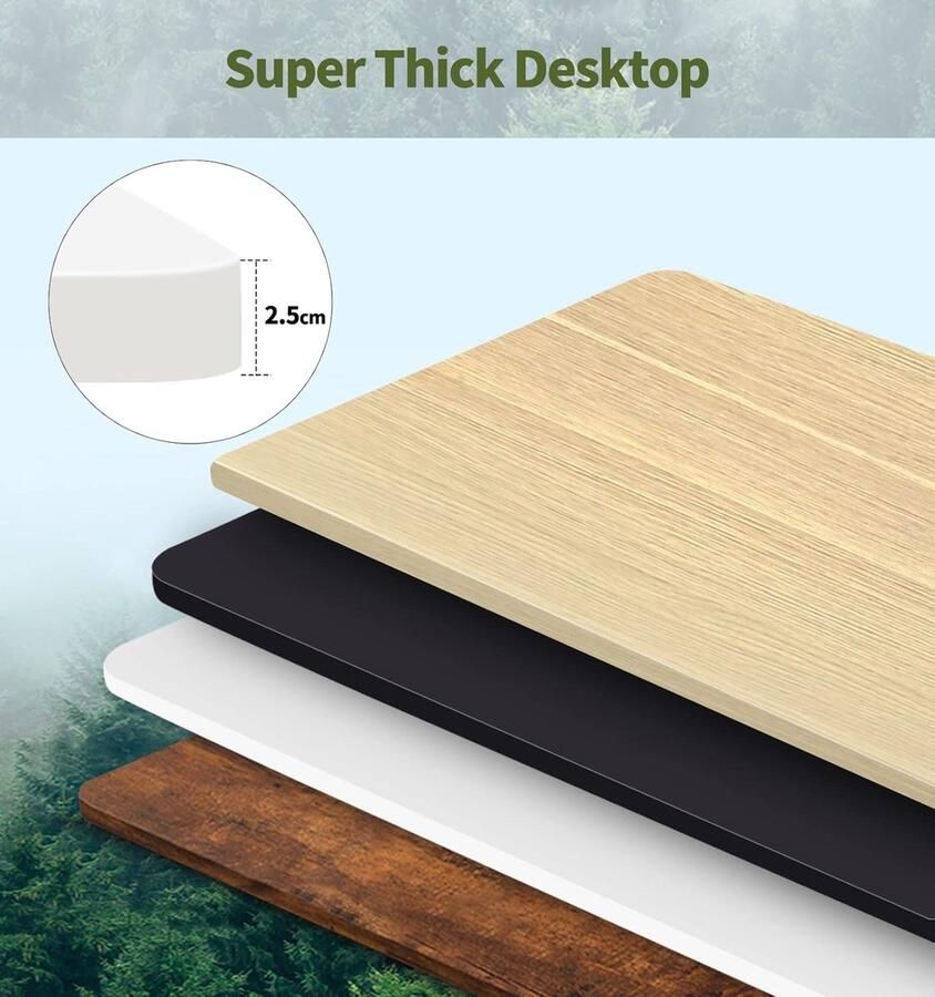 Industrialhome ErgoLift Smart – Elektrisch Zit-Sta Bureau – 120x60 cm – In Hoogte Verstelbaar – Ergonomisch Bureau – Wit Tafelblad & Grijs Frame – Met USB