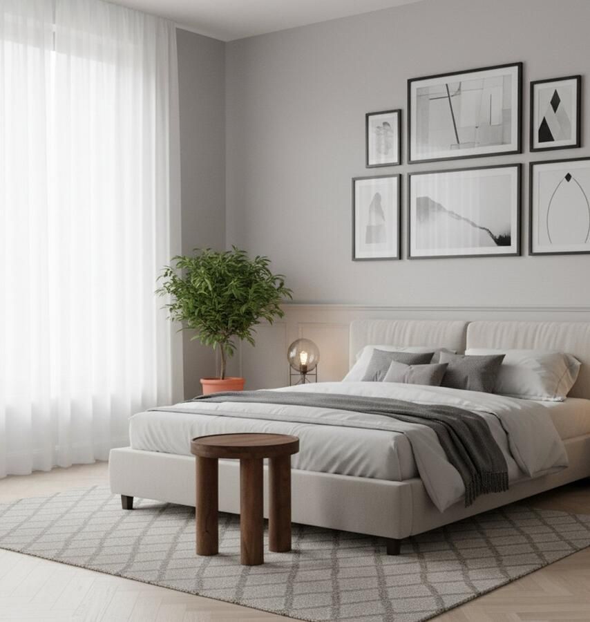 Industrialhome Industriële Bijzettafel Rond 42x42x46 cm – Massief Mangohout Naturel – Tafeltje Elora van – Landelijk & Modern Design – Robuust & Stijlvol