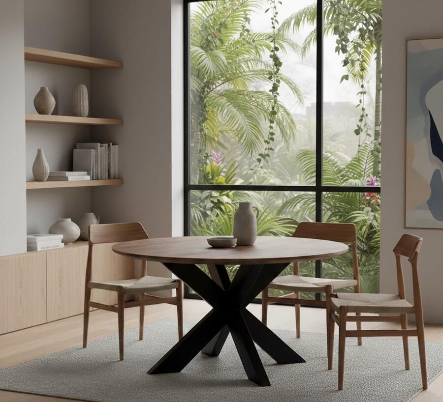 Industrialhome Luxe Industrieel Design Wandrek Metaal & Hout – Robuuste Wandplank – Wanddecoratie – Industrieel Meubel – Stoer & Modern – Hoge Kwaliteit & Snelle Levering