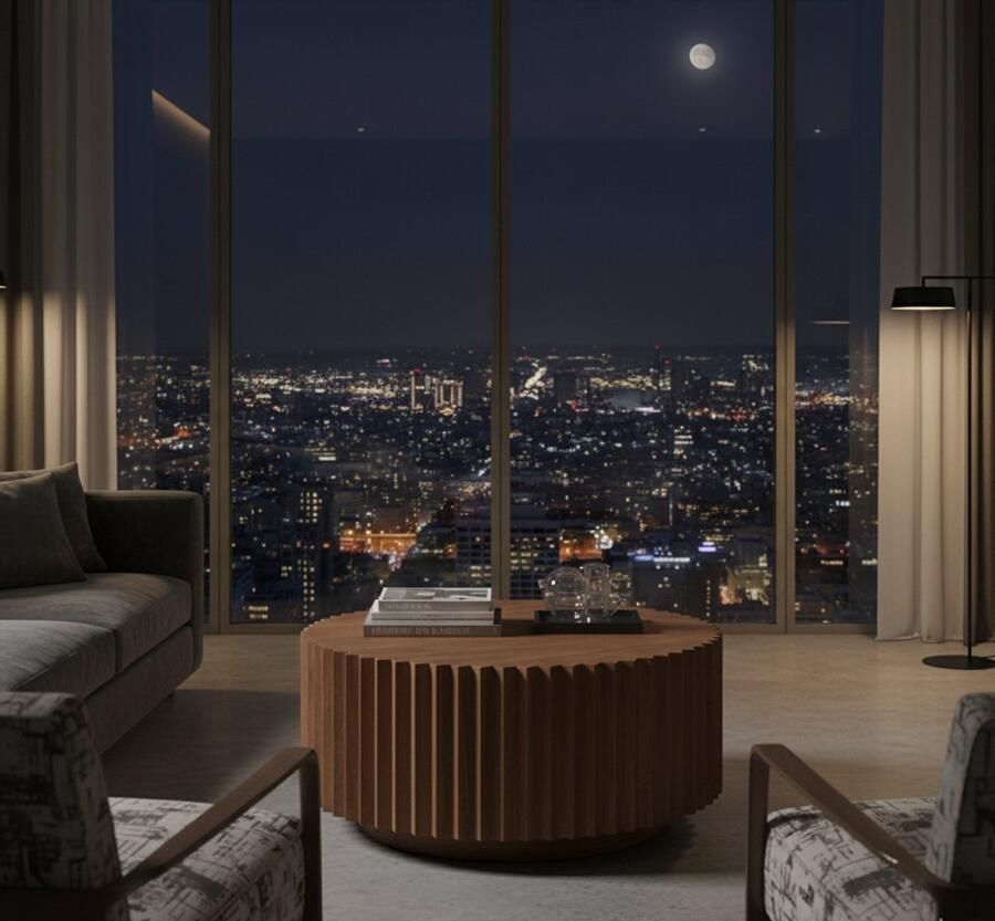 Industrialhome Salontafel Rond Mangohout 70x70x43 cm – Industrieel Design Nature Smooth Massief Hout Met Unieke Schijfvormige Poot Stijlvolle Bijzettafel