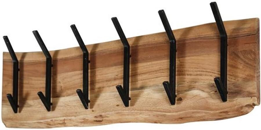 Industrieel In Huis Boomstam Kapstok Hangend 12 Haken Wandkapstok Muur Kapstokhaak 12x Kapstokken Industrieel Staand Wandkapstok met Hoedenplank Hout & Zwart Metaal Landelijk Wandkapstok met Plank Wandrek (100 cm x 12 cm x 30 cm)