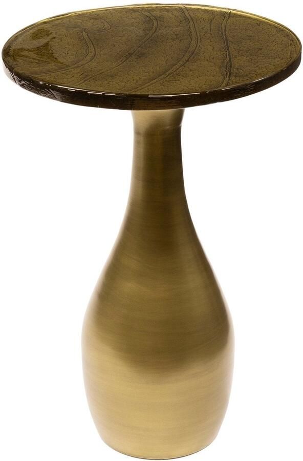 Industrieel In Huis Luxe Bijzettafel Goud (30x30x50 cm) Bijzettafetljes Woonkamer Industriële Sidetable Decoratie Salontafel Antieke Ronde Tafelset Salon Tafel Industrieel & Landelijk Koffietafel