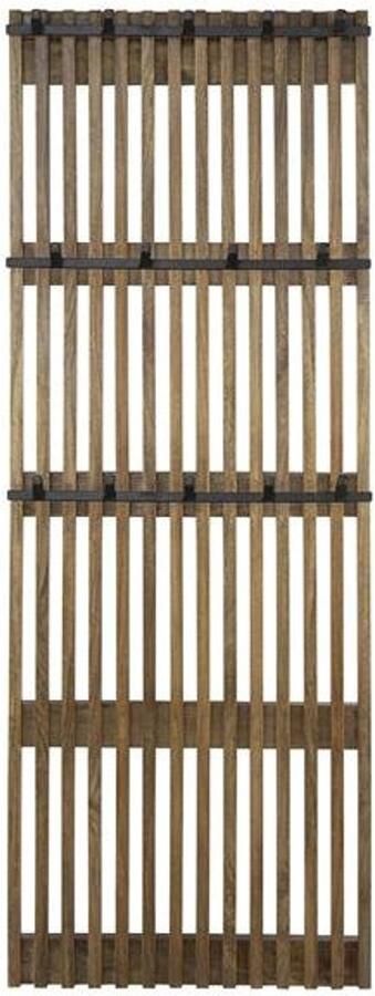 Industrieel In Huis Luxe Kapstok Hangend 14 Haken Wandkapstok Muur Kapstokhaak 14x Kapstokken Industrieel Staand Wandkapstok met Hoedenplank Hout & Zwart Metaal Landelijk Wandkapstok met Plank Wandrek (60 cm x 10 cm x 161 cm)