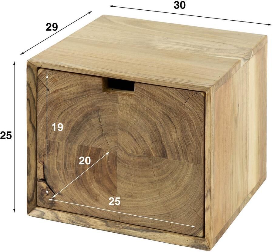 Industrieel In Huis Luxe Nachtkastje Industrieel Acaciahout met Lade (30 x 29 x 25 cm) Houten Nachtkastje Nachtkast Industrieel Modern Landelijk Industrieel Nachtkastjes Nachtkast Nachtkastje Hout Bijzettafeltjes Woonkamer