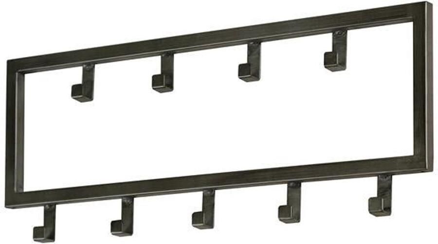 Industrieel In Huis Luxe Wandkapstok Industieel 9 Haken Kapstok Hangend Kapstokhaak 9x Deurkapstok Opdekdeur Hangende Wandkapstok Industrieel & Zilver Metaal Landelijk Kapstokken Industrieel Staand (50 x 2 x 20cm)
