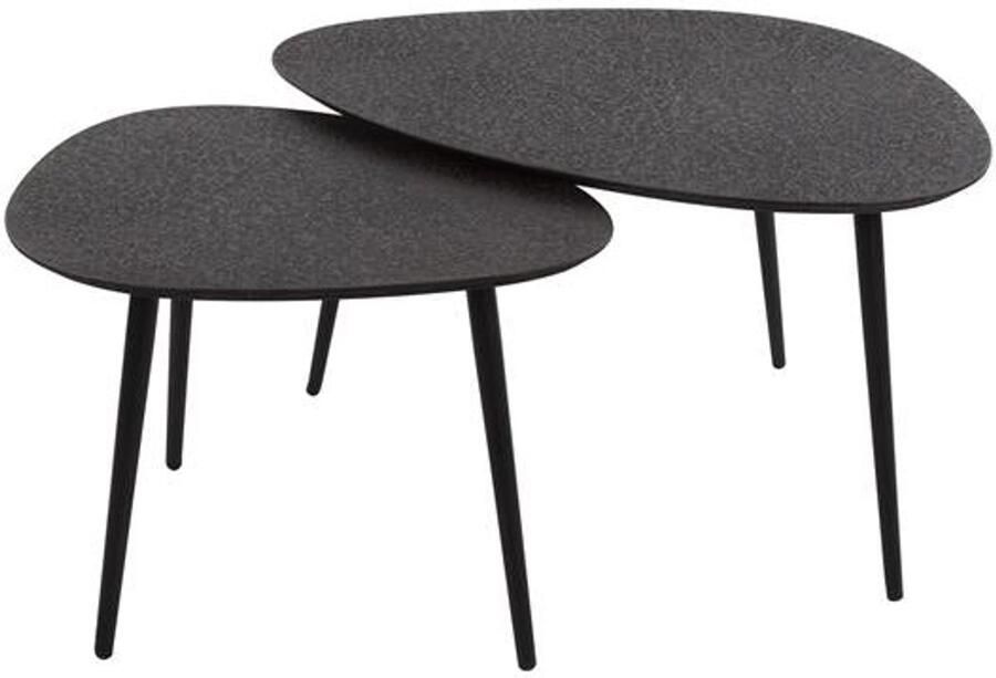 Industrieel In Huis Salontafel Organisch Ovaal (Set van 2) Hout (80 cm x 59 cm x 41 cm) Salontafel Groot Salon Tafel Boomstam Binnen Ronde Salontafel Woonkamer Tafel Salontafels Industrieel Salontafel Landelijk Coffee Table