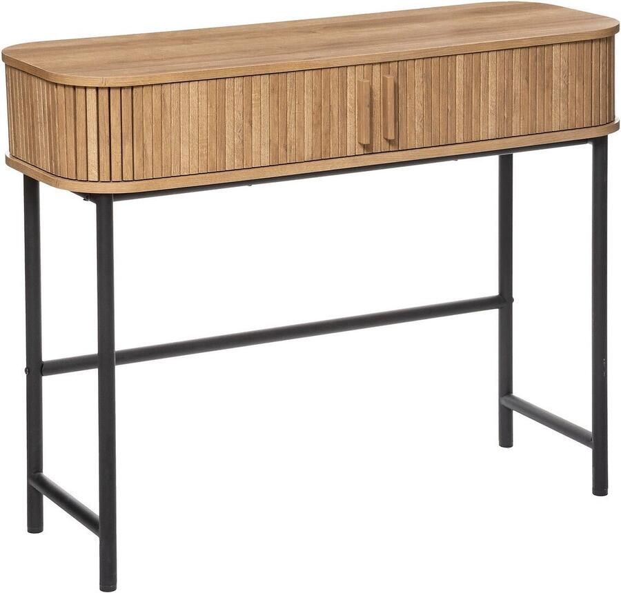 Industrieelinhuis.nl Sidetable Bali (100 x 35 x 80 cm) Sidetable Industrieel met Deurtjes Landelijk Hout Wandtafel Sidetable Haltafel Smalle tafel Sidetabel mangohout zwart Side Table Industrieel 100cm x 35cm x 80 5cm
