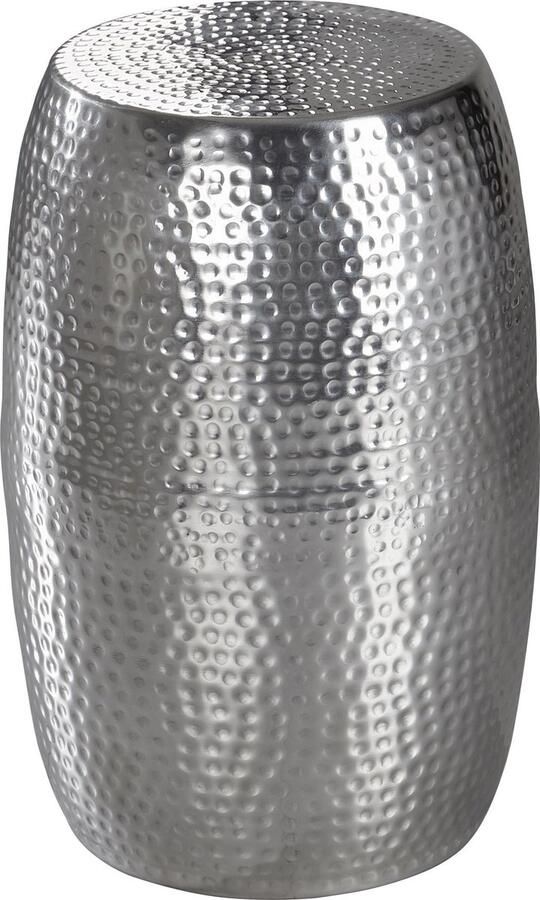 Industrieelinhuis.nl Bijzettafel decoratieve tafel metaal bijzettafel zilver modern