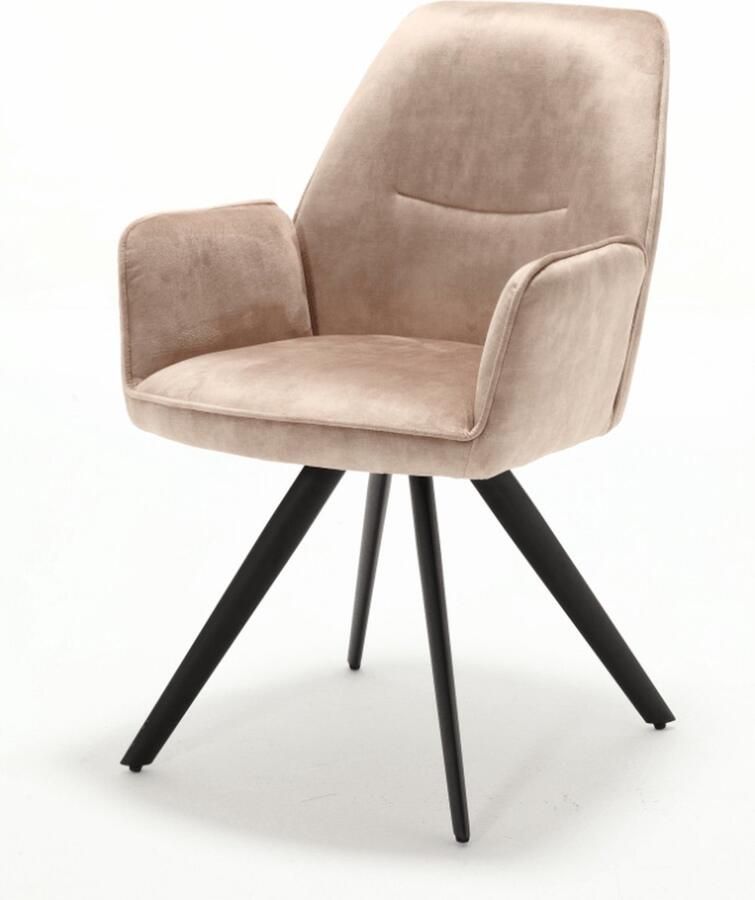 Industrieelinhuis.nl Starfurn Eetkamerstoel Nova Beige set van 2 - Foto 2