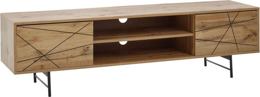 Industrieelinhuis.nl TV-meubel 160x45x40 cm houten TV-dressoir TV-meubel