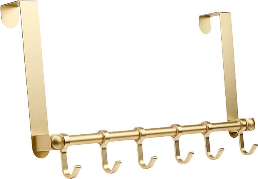 Inf Aluminium kapstokhaak boven de deur