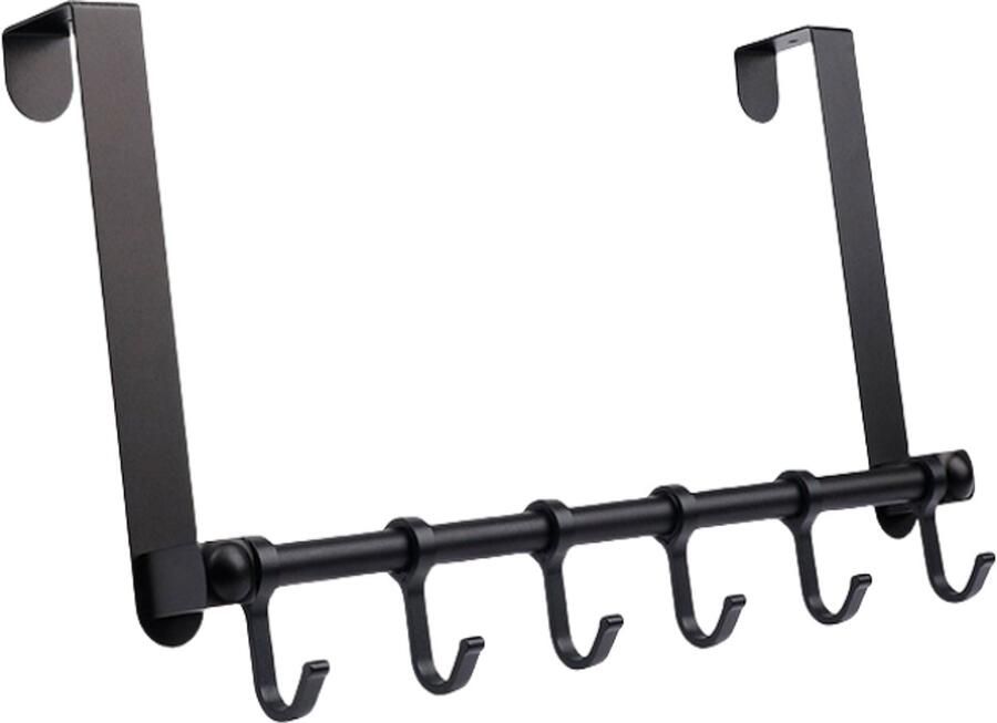 Inf Aluminium kapstokhaak boven de deur