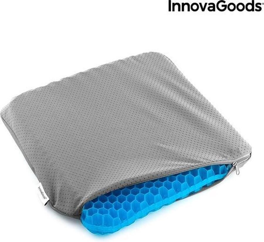 Innavagoods Innovagoods gelkussen zitvlak Gel zitkussen Bureaustoel Wigkussen Stuitkussen Thuiswerken Zitkussen ergonomisch Zitkussen auto Zitkussens Zitkussen bureaustoel