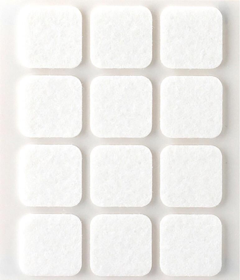 Inofix Patches 22 x 22 mm Vilt Sticker 12 Stuks