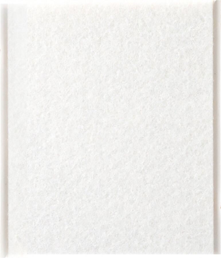 Inofix Zelfklevende Vilt 100x85mm Vierkant Wit 1 stuks