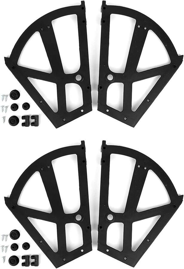 Inovra 4-delige set Schoenenkast Flip Frame schoenenrek Scharnieren Turing Rack Vervanging Fittings voor Keuken en Woonkamer