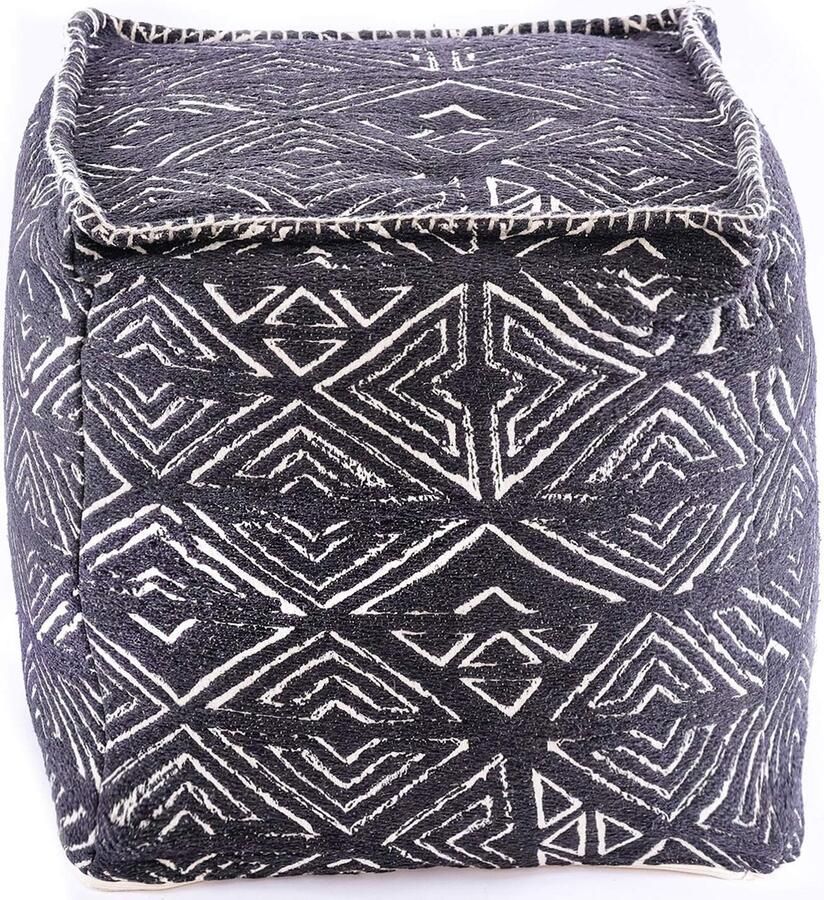 Inovra Boheemse Poefhoes voor Stijlvol en Kunstzinnig Interieur 50 cm Luxe Zitoplossing