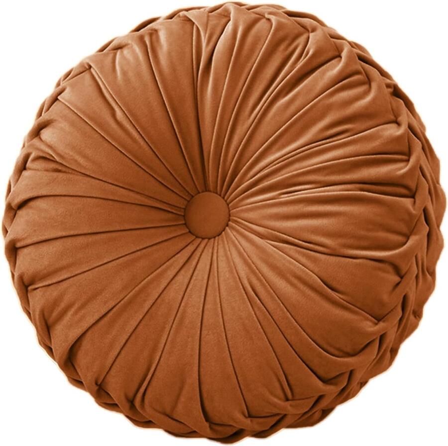 Inovra Comfortabele Geheugenschuim Zitkussen voor Ronde en Vierkante Krukken in Gele Kleur