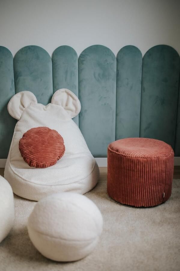 Inovra Comfortabele Kinderzitzak met Schattige Oren Ideaal voor Montessori Kinderruimtes in Kleuren