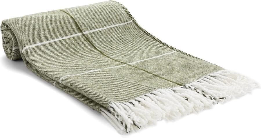 Inovra Deken Gooi Deken Bedsprei Bank Gooi Plaid Reisdeken 100% Polyacryl