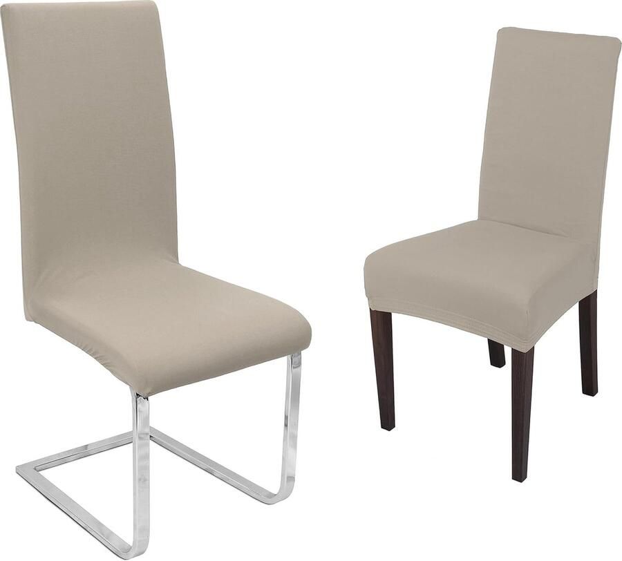 Inovra Elastische Stoelhoezen Set van 2 – Kleuren en Ontwerpen