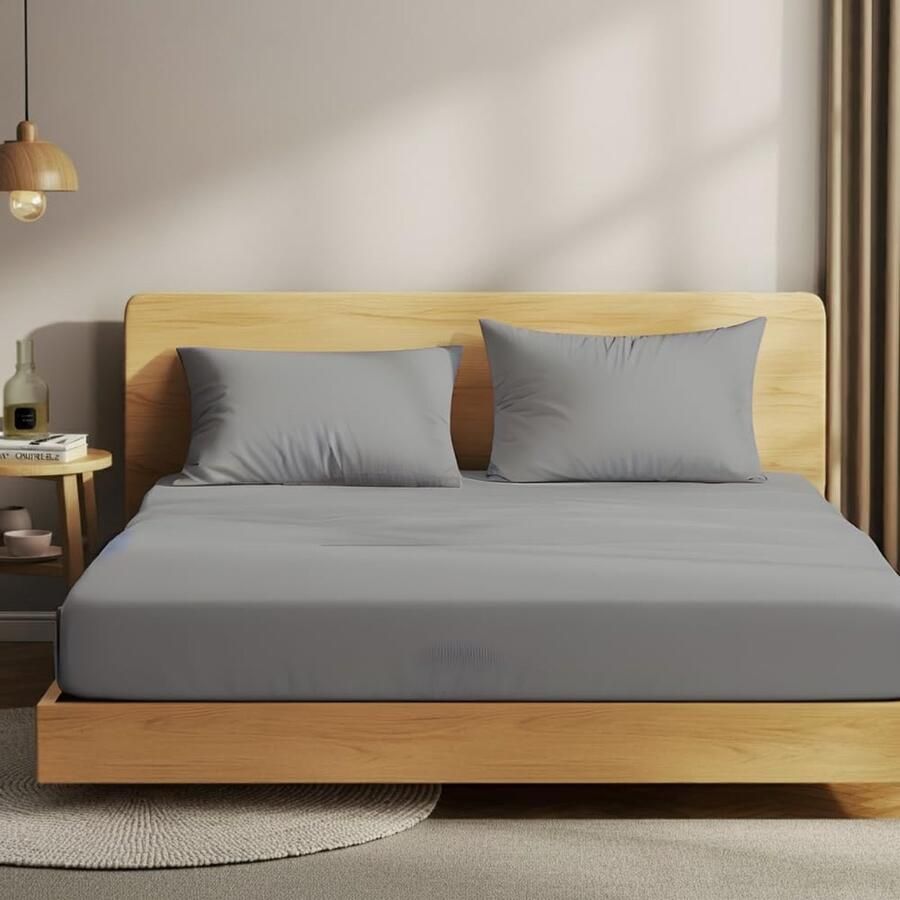 Inovra Extra Zachte Jersey Hoeslaken van Hoogwaardige Katoen voor Comfortabel Slapen Past op Matrassen tot 30 cm Hoogte