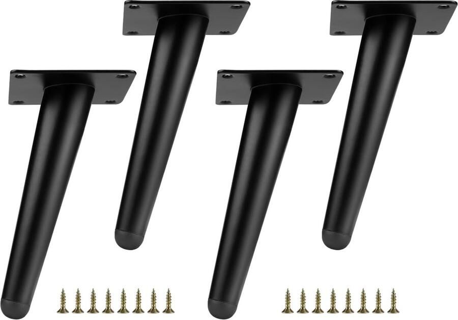 Inovra Fraaie Metalen Meubelpootjes voor Meubels in Verschillende Hoogtes en Kleuren