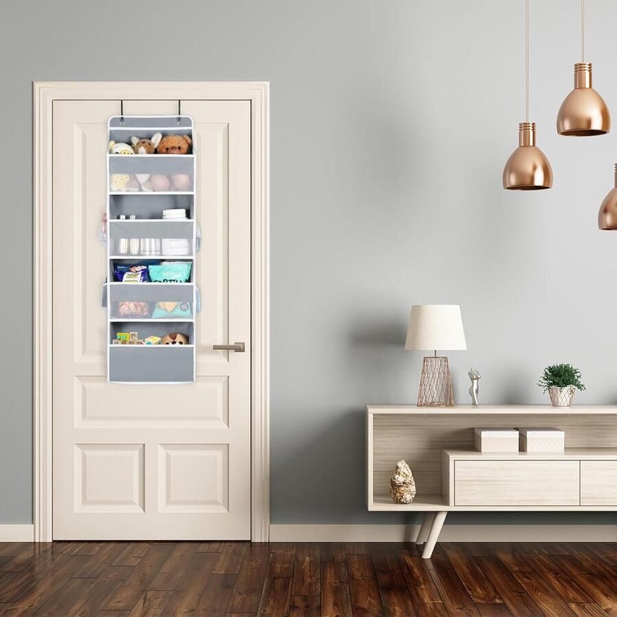 Inovra Handige Deurhanger Organisator met Grote en Zijvakken voor Opslagbehoeften