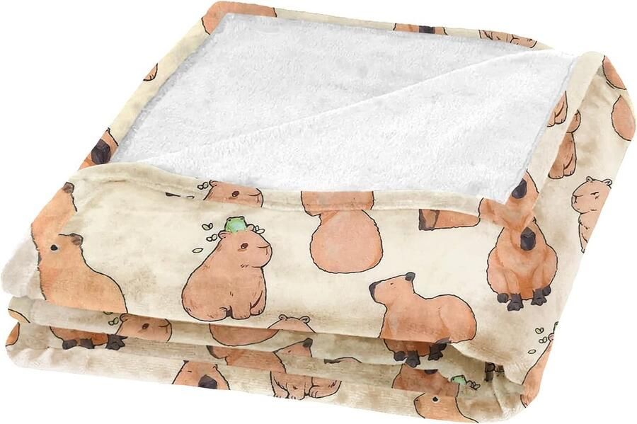 Inovra Heerlijk Zachte en Warme Fleece Deken voor Bank of Bed in Kleuren