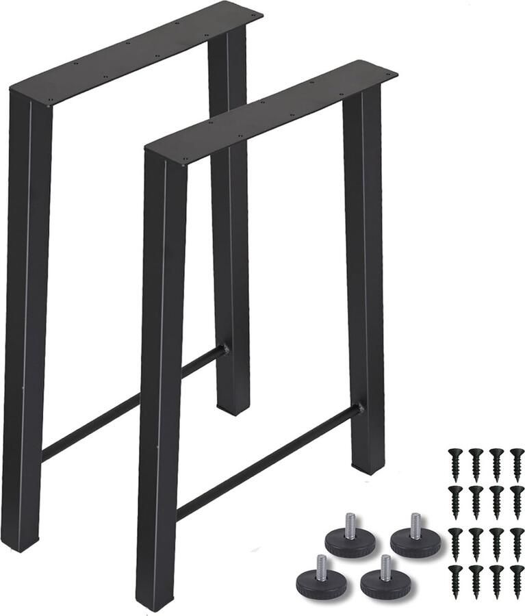 Inovra Industriële Stijl H-vormige Tafelpoten voor Meubelen van Metaal